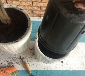 how to fill large pots