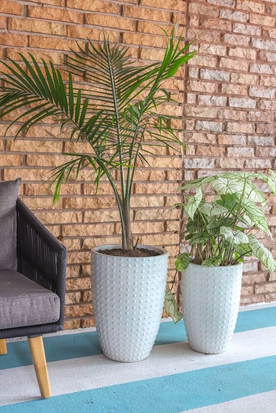 how to fill large pots