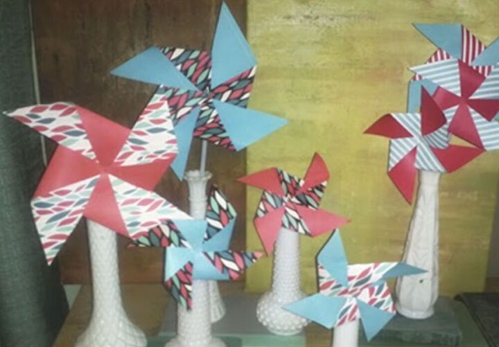 how to make a diy paper pinwheel