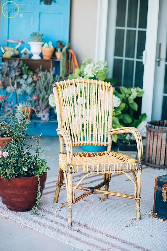s 13 outdoor furniture ideas that ll save you money this summer, Boho Rewoven Patio Chair