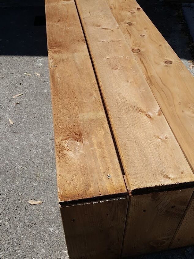 easy fence board planter box
