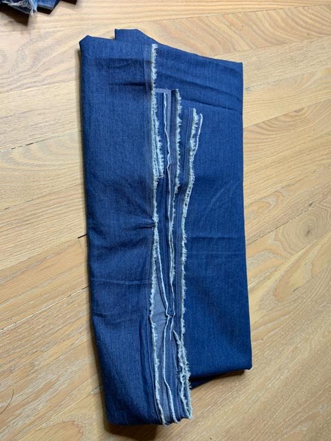 a twist on shibori denim bleaching