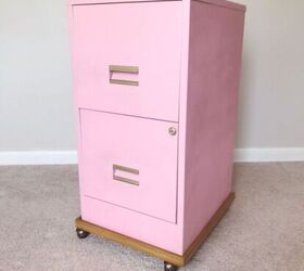 18 gorgeous ways to add tons of color to your old furniture, File Cabinet Upgrade