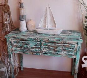 18 gorgeous ways to add tons of color to your old furniture, Reclaimed Wood Paint Technique
