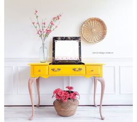 18 gorgeous ways to add tons of color to your old furniture, Vintage Vanity Makeover