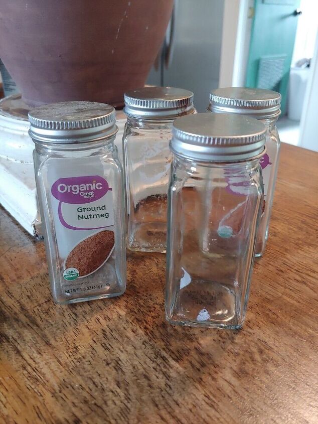vintage spice jars