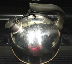 How to super clean inside of vintage tea kettle?
