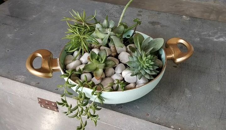 23 awesome indoor planter ideas that ll feed your plant addiction, Your Guide to Making a DIY Succulent Planter