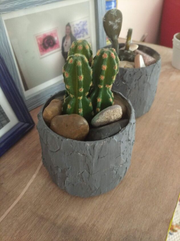 23 awesome indoor planter ideas that ll feed your plant addiction, Faux Concrete Planters