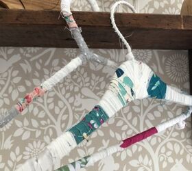 diy fabric wrapped hangers the scrappy and cheap way