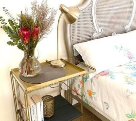 steel trolley to night stand