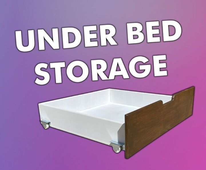 como fazer gavetas embaixo da cama