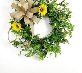 s 12 summer wreaths that will make your front door look so cute, Greenery Wreath