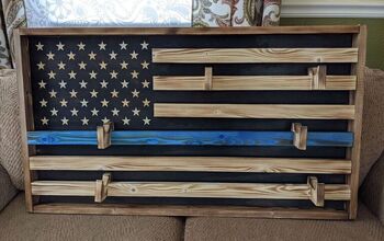 Bandeira americana de madeira DIY para seus heróis