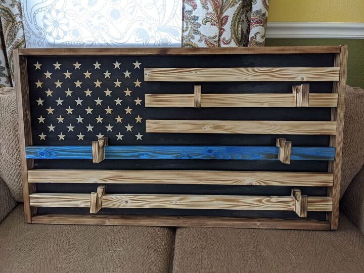 how to make a diy wooden american flag for your heroes, DIY wooden American flag