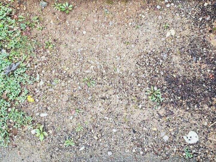 q what to put at bottom of deck stairs