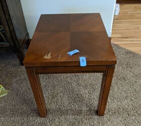 upcycling a 6 99 thrifted end table