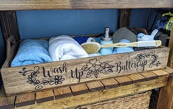 Wash Up Buttercup DIY Bathroom Spa Tray