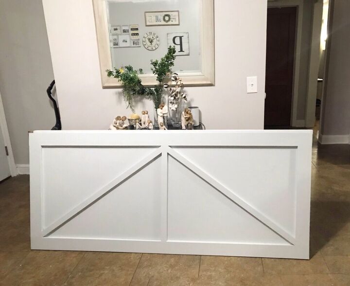 diy budget friendly barn door closet plywood