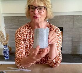 hot glue mold, DIY Decorated Tin Can