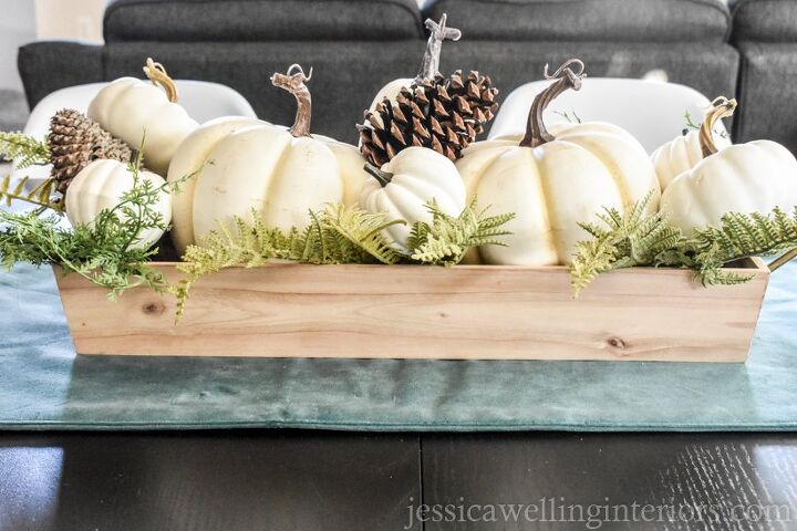 s we are thankful for these beautiful thankgiving diy tablescapes ideas, Easy DIY Pumpkin Centerpiece