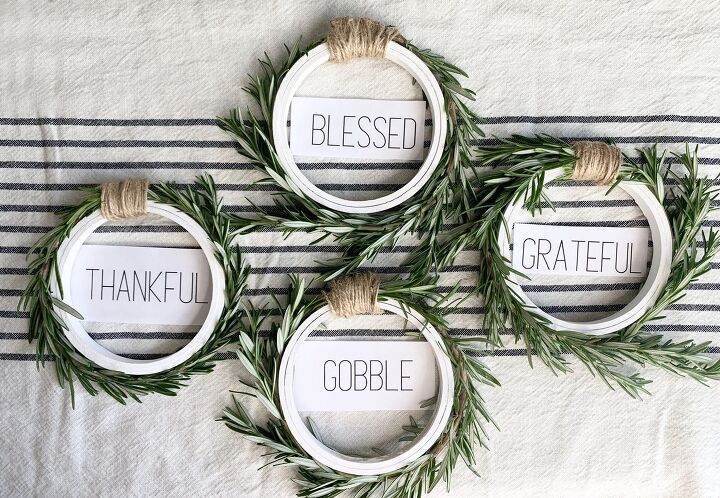 s we are thankful for these beautiful thankgiving diy tablescapes ideas, DIY Thanksgiving Place Setting