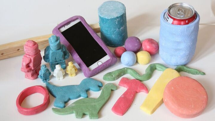 s 9 fun diys that ll keep the kids active during summer vacation, Make rubber toys using silicone corn starch