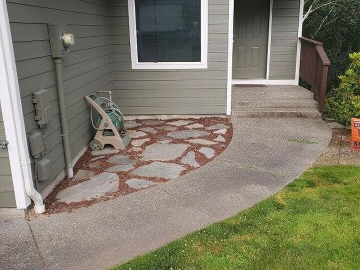 q hide the eyesore in front of our rental