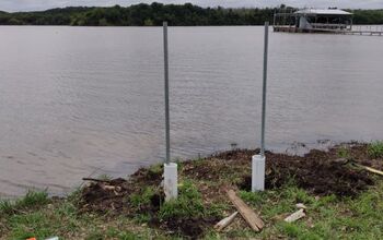  Construção de doca na margem do lago