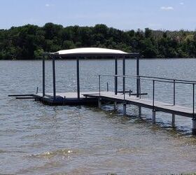 lakeside dock build