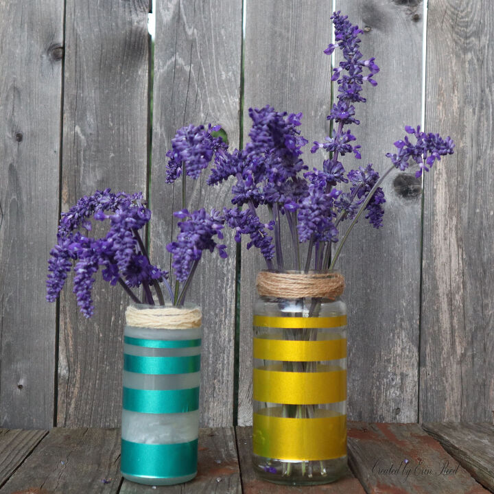 20 pretty things you can make with a glass jar this week, Knock off Pottery Barn vases
