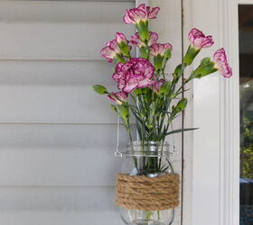 20 pretty things you can make with a glass jar this week, Hanging vases