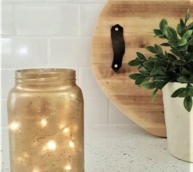 20 pretty things you can make with a glass jar this week, Countertop lighting