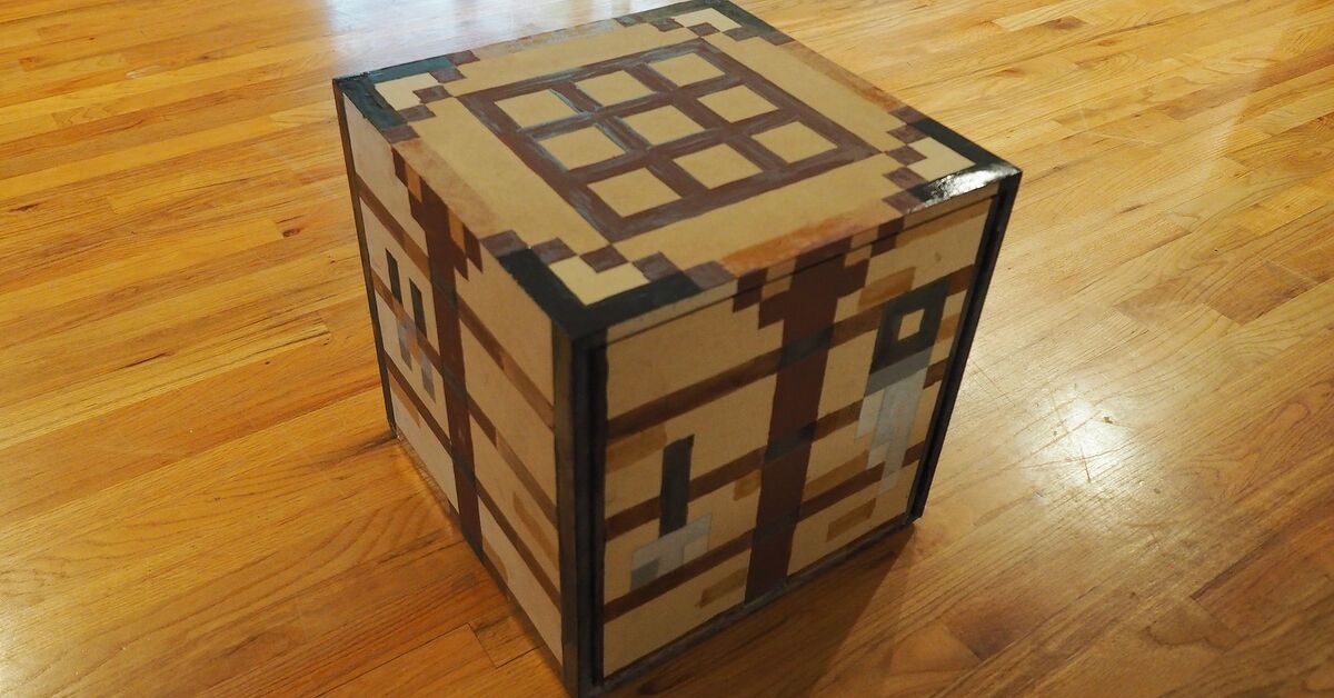How to Build a Minecraft Table DIY | Hometalk