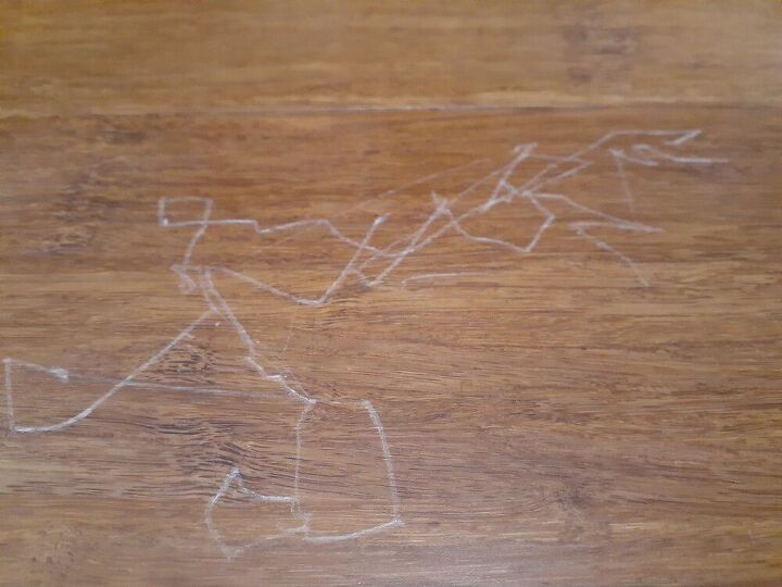 q any ideas on dealing with this scratch on finished bamboo