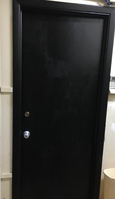how do i paint interior doors black