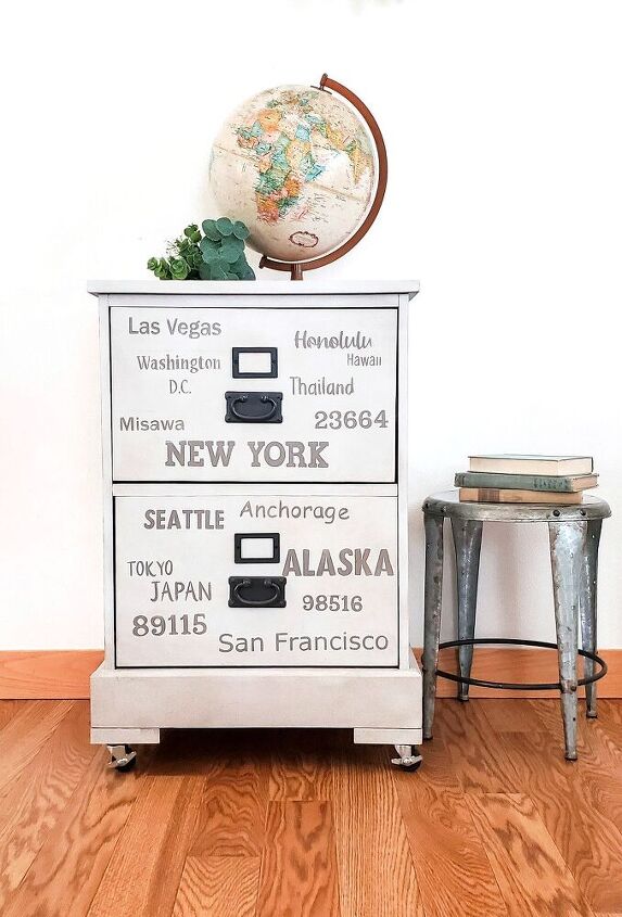 s 12 thrift store transformations that are turning our heads this week, This thrifted file cabinet makeover