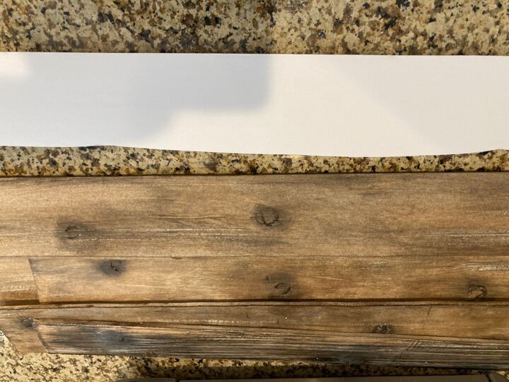 diy faux wooden boards