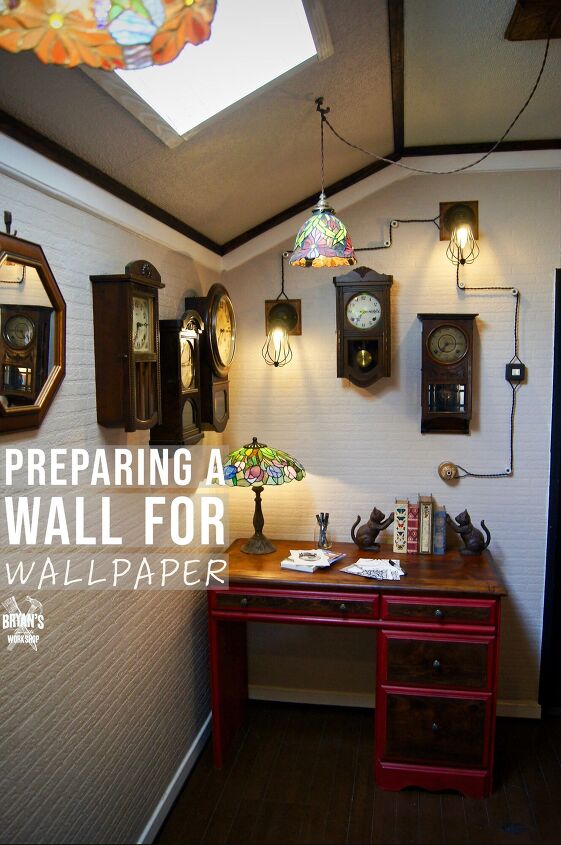 preparing a wall for wallpaper