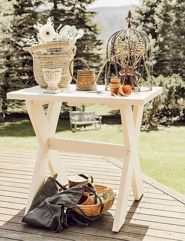 s 14 beautiful pieces of furniture you can make for 50 or much less, DIY Garden Table