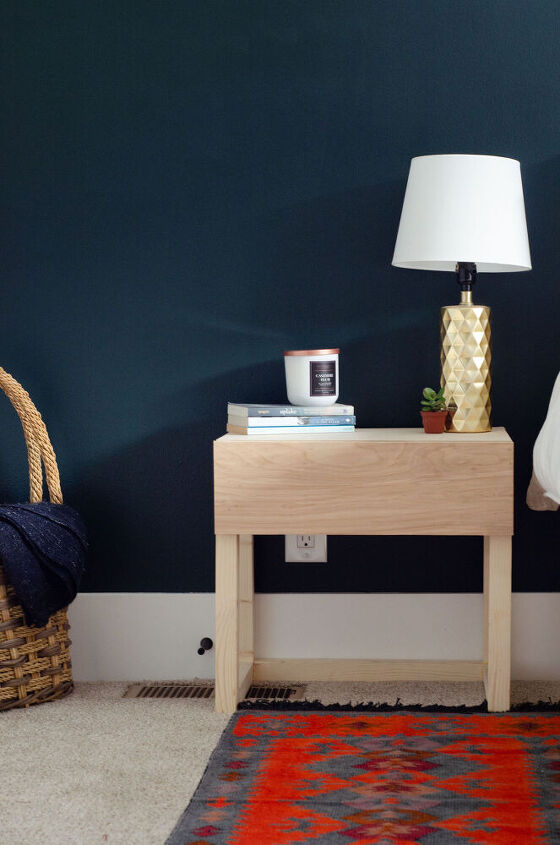 14 hermosos muebles que puedes hacer por 50 dlares o mucho menos, DIY Mesita de noche moderna