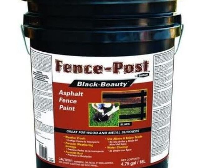 q has anyone used gardner gibson asphalt fence post paint