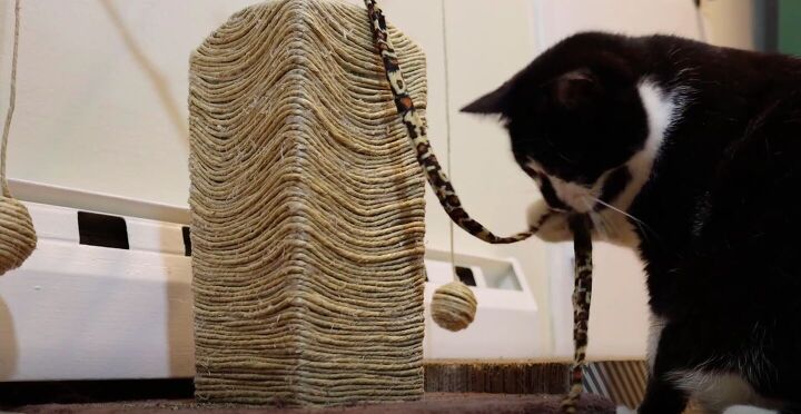 crea un rbol para gatos con artculos reciclados, rbol para gatos barato