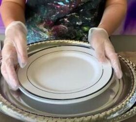 add some beauty to your fence with diy decorative plates, Disposable Plates