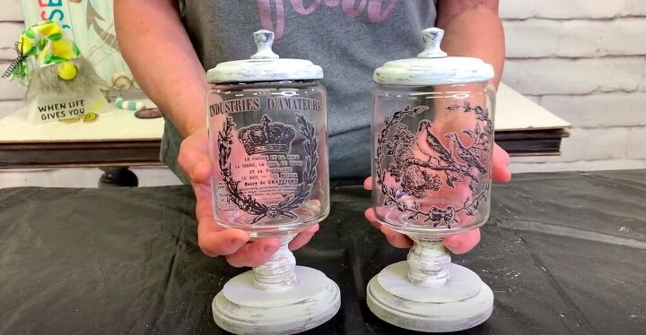 how to make your own diy vintage apothecary jars, DIY Vintage Apothecary Jars