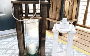 Scrap Wood Porch Lanterns