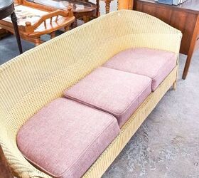 how to paint a wicker couch without a paint sprayer