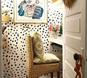 s 12 shocking makeovers that will make you want to empty your closets, Closet Turned Office