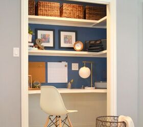 s 12 shocking makeovers that will make you want to empty your closets, Closet Desk Makeover