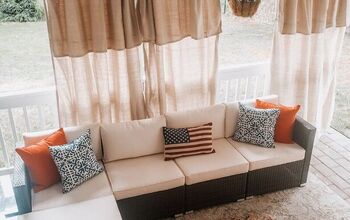 How I Turned Drop Cloths Into Stunning Outdoor Curtains